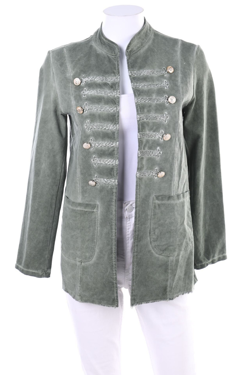 Velvet Rose - Garment Dyed-Military-Jacke - XS