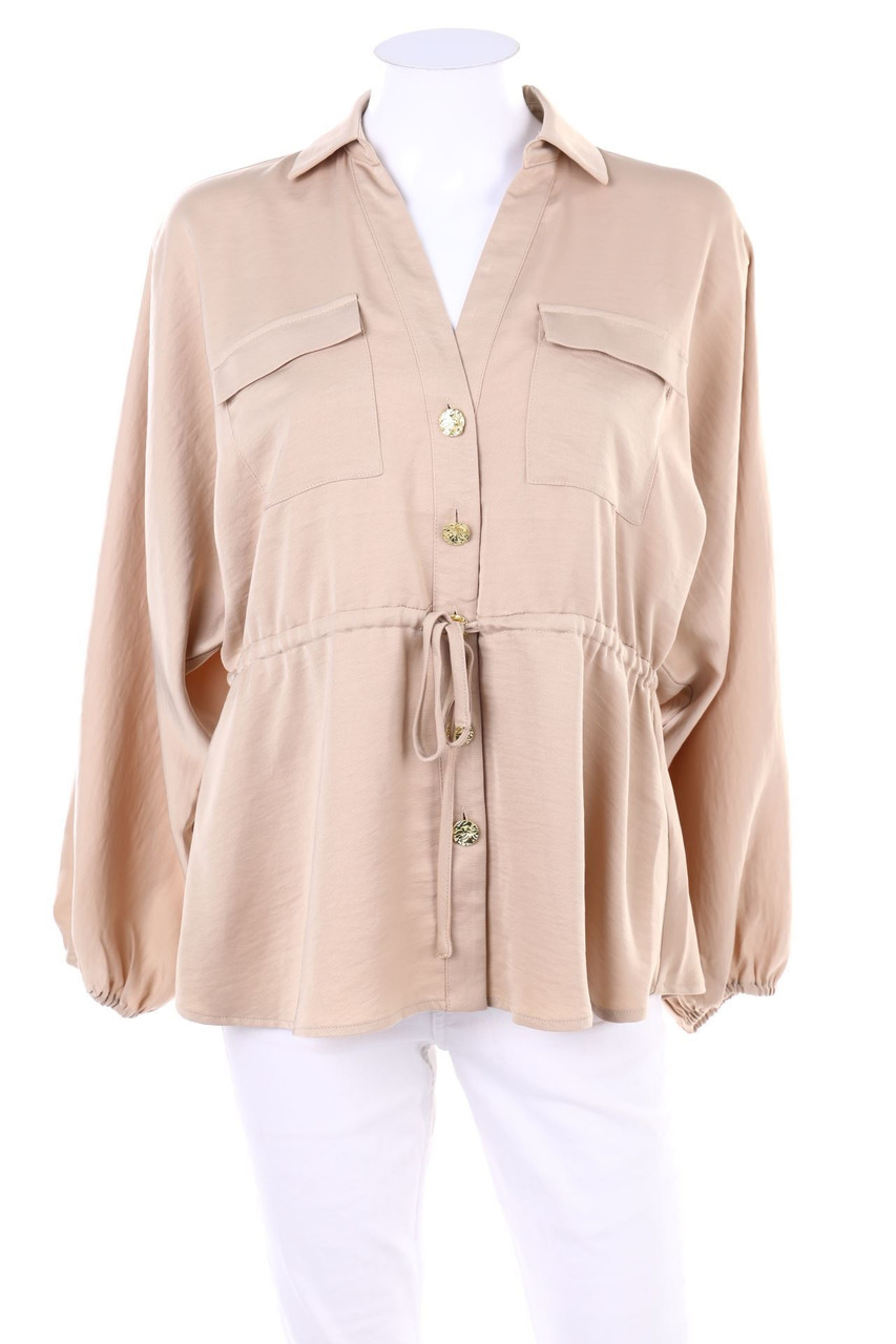 zebra - Bluse im Safari-Stil mit Batwing-Ärmeln - XS