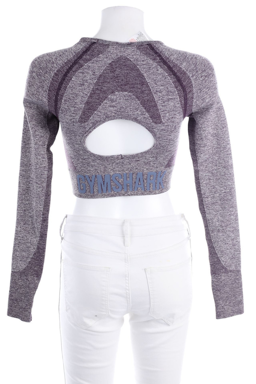 GYMSHARK - Cropped-Sport Longsleeve-Shirt - XS