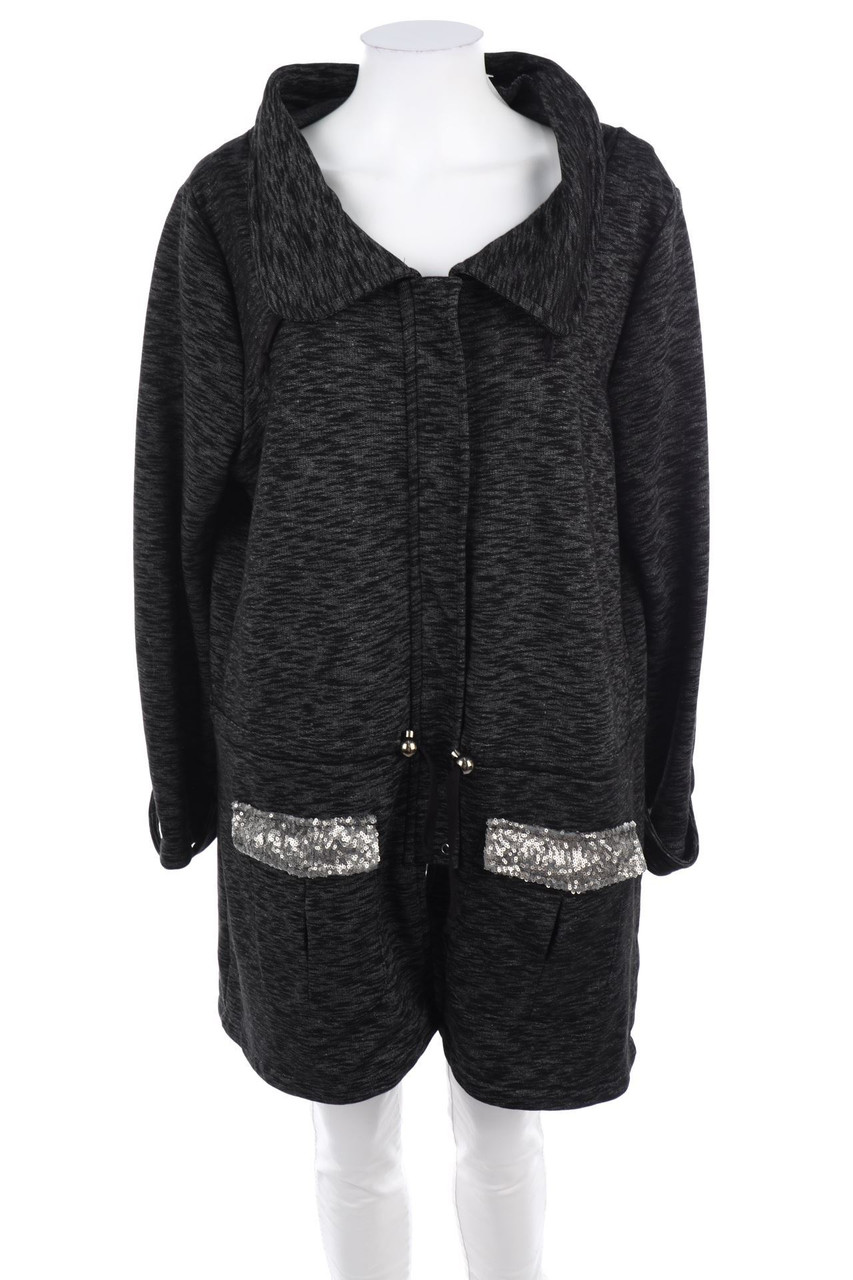 LIBERTY - Sweat-Jacke mit Pailletten - XXL