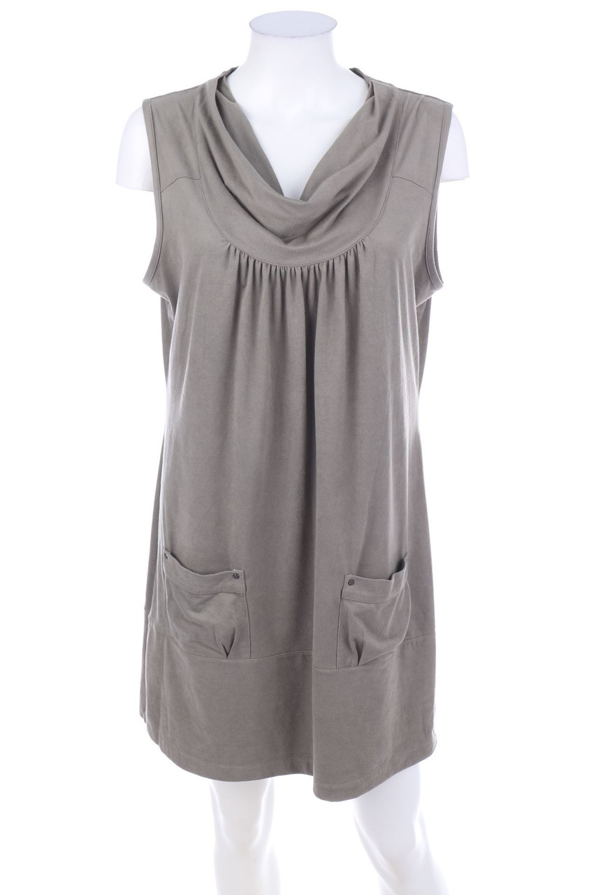 comma - Faux Leather-Minikleid - D 42