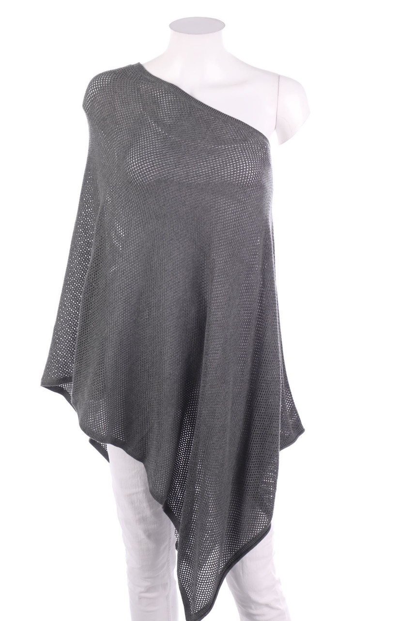 CECIL - Poncho aus Lochstrick mit asymmetrischem Schnitt - ONE SIZE