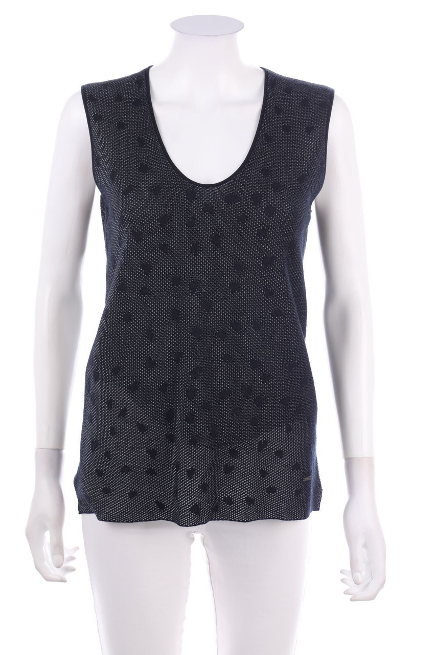 AKRIS - Strick-Top aus Seiden-Mischung - D 38