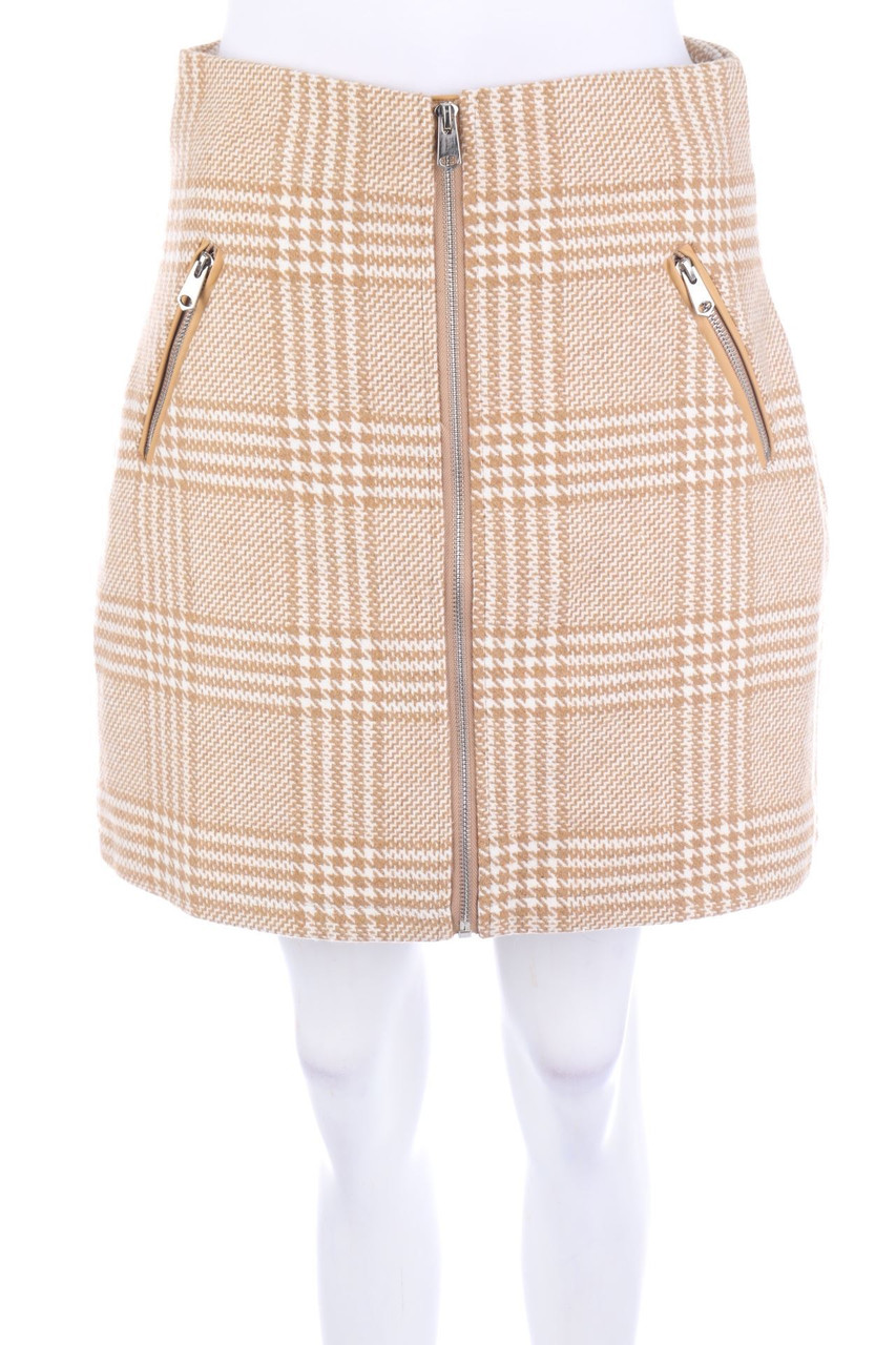 AMISU - Minirock mit Karo-Muster - D 36