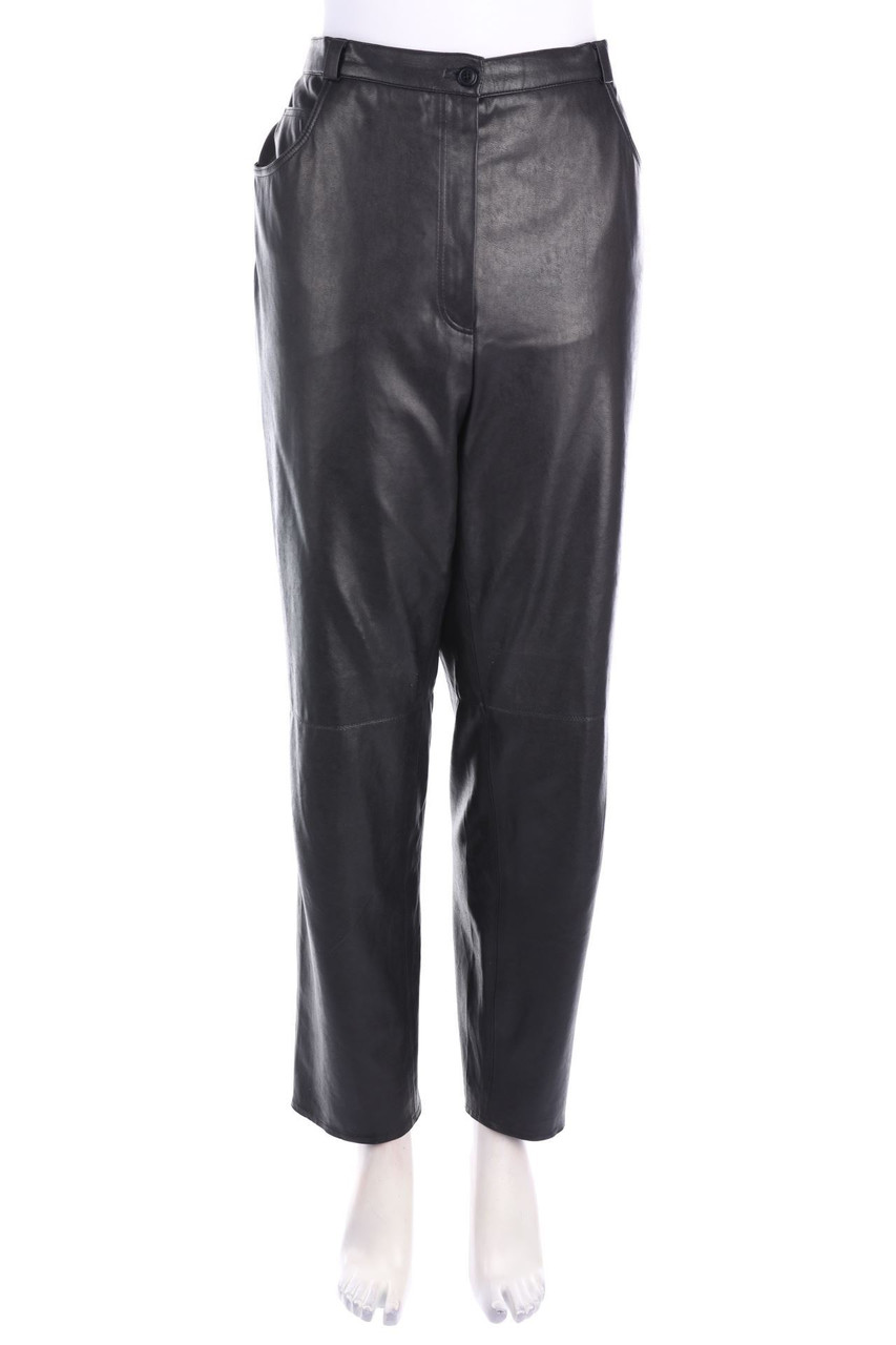 BASLER - Kunstleder-Hose - D 44