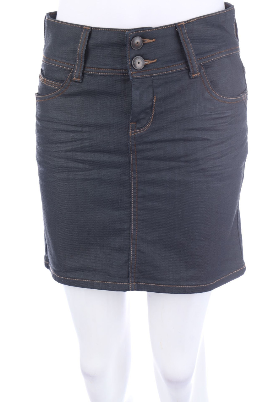 YES OR NO - Coated-Mini-Jeansrock - D 34