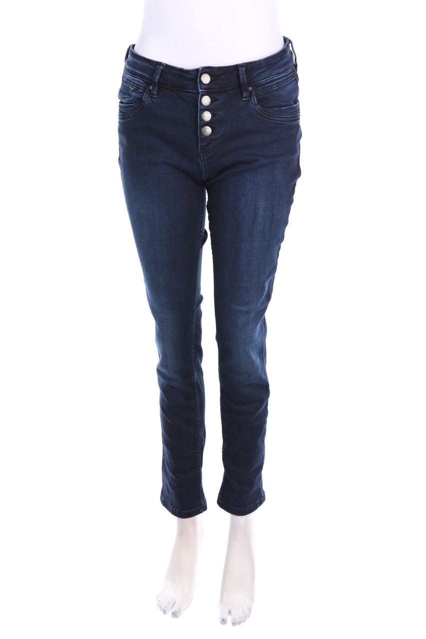 s.Oliver - Slim Jeans im Used Look - W36