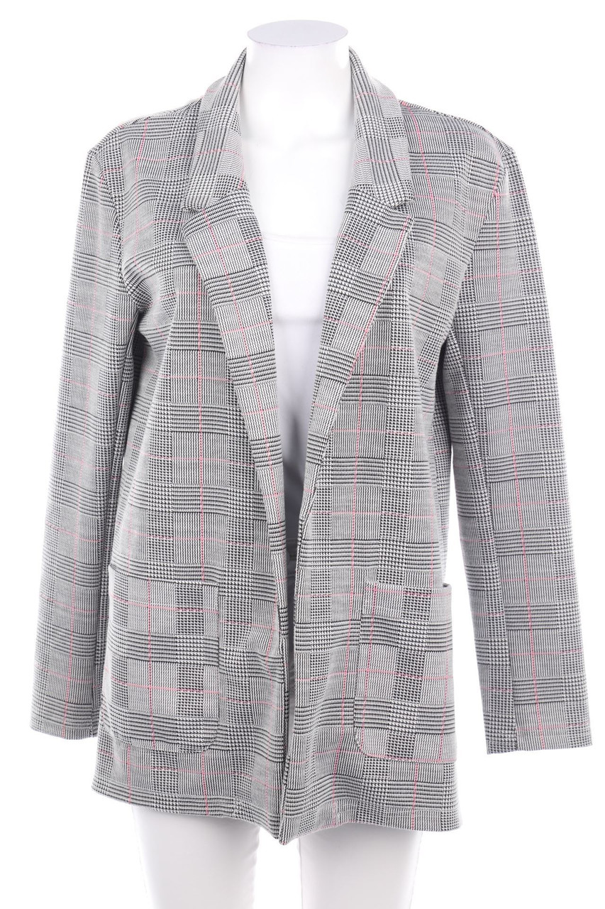 Ohne Label - Blazer mit Karo-Muster - XL