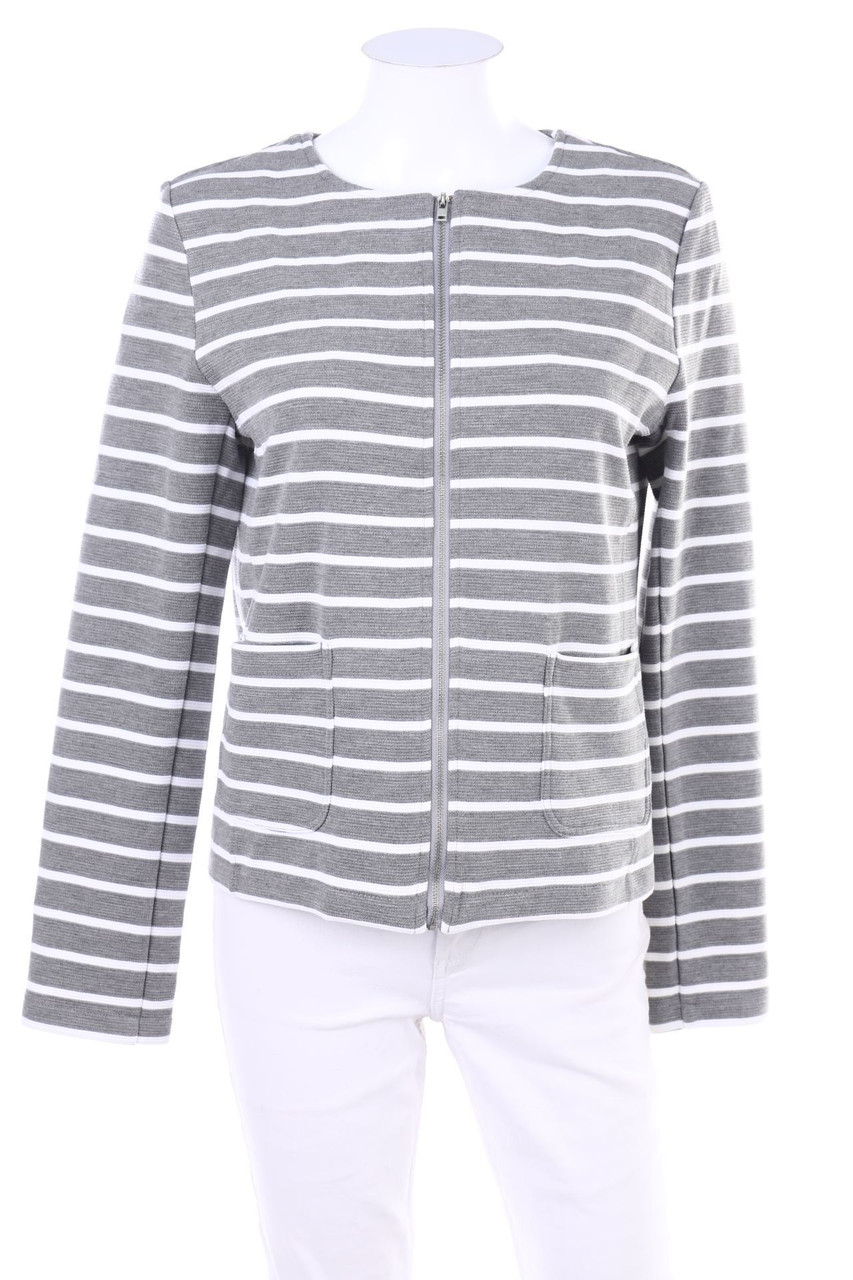 oodji - Sweatjacke mit Streifen - M