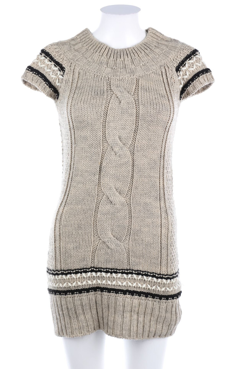 George. - Strickkleid mit Zopf-Muster - D 34