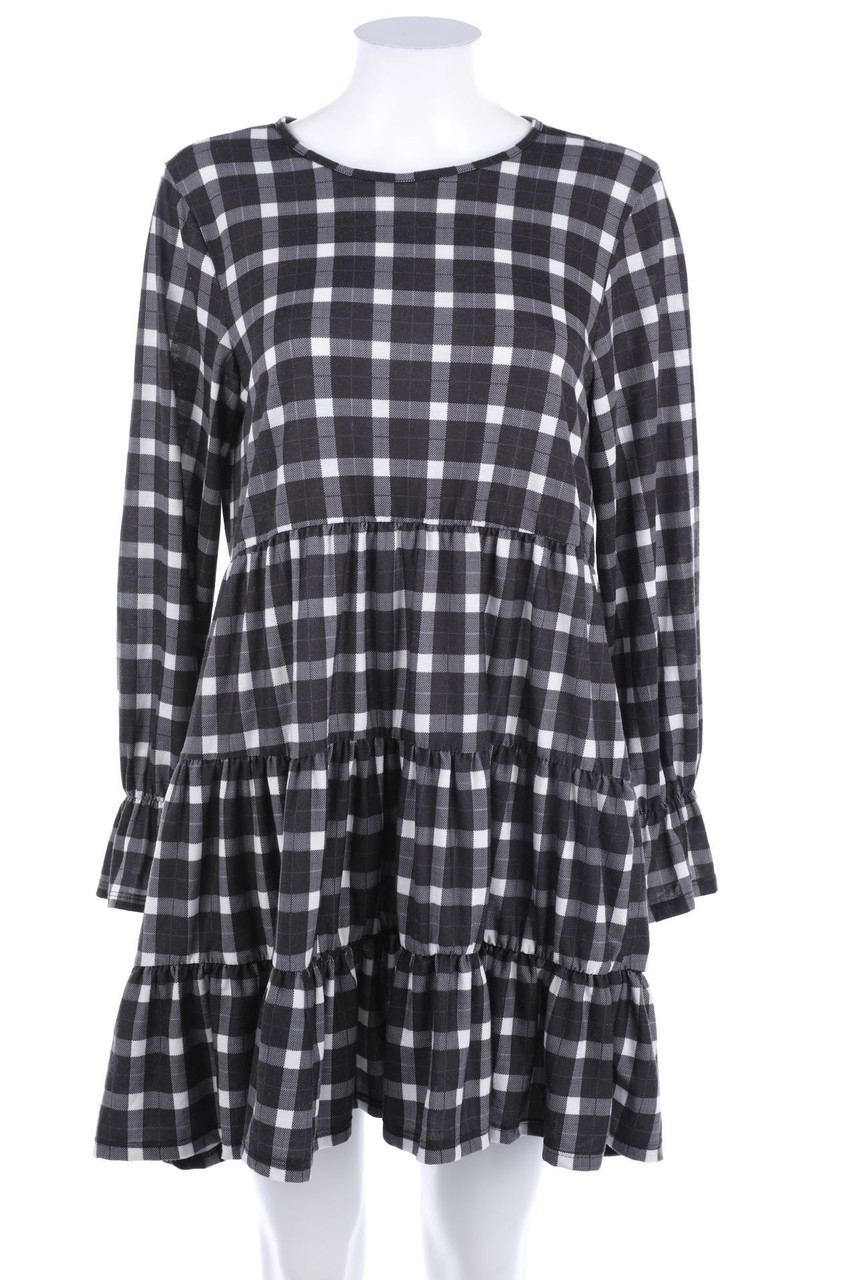 NLY TREND - Kleid mit Karo-Muster - S