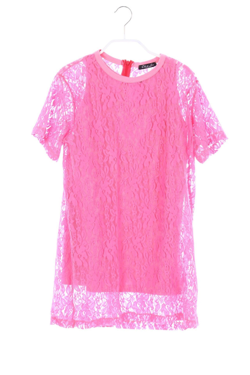 Odi et Amo - Spitzen-Kleid mit Statement-Print - 146