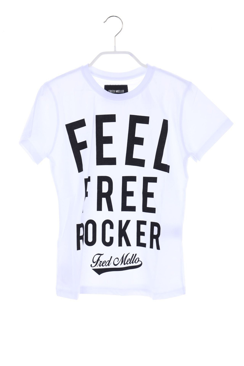FRED MELLO - T-Shirt mit Statement-Print - 152