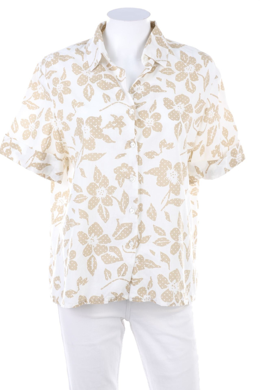 BLAIR - Kurzarm-Bluse mit Blumen-Print - L