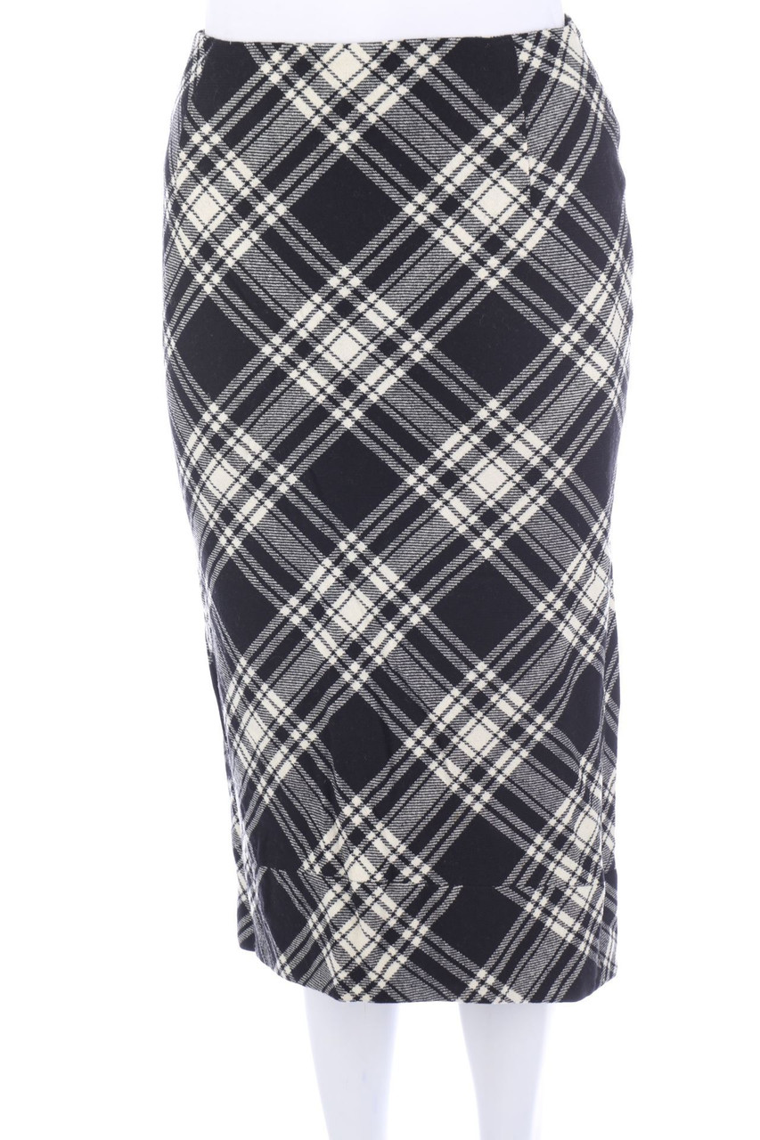 she - Karo-Midirock aus Schurwoll-Mix - D 34