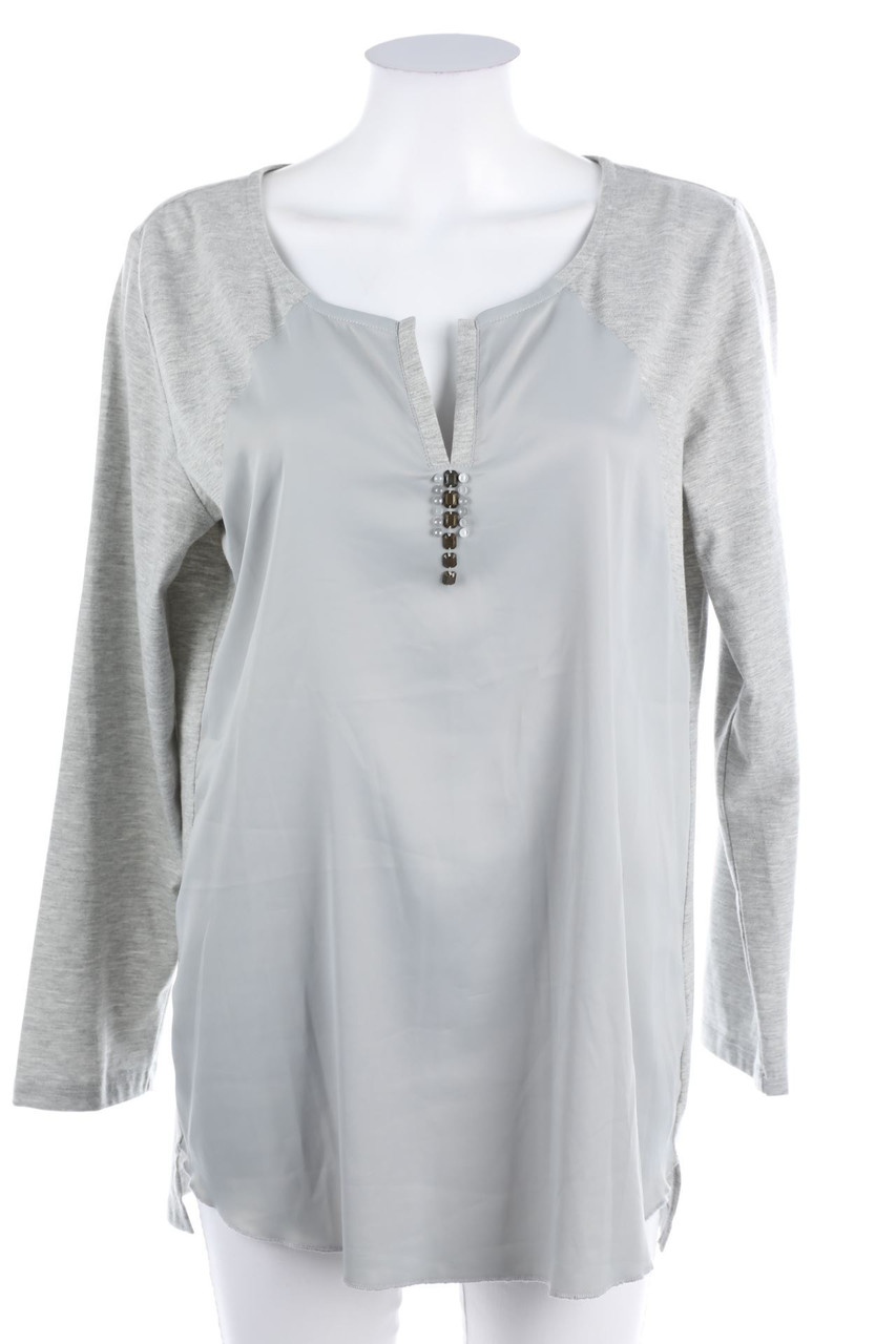 St. Barth - Longsleeve-Shirt mit Perlen - XL