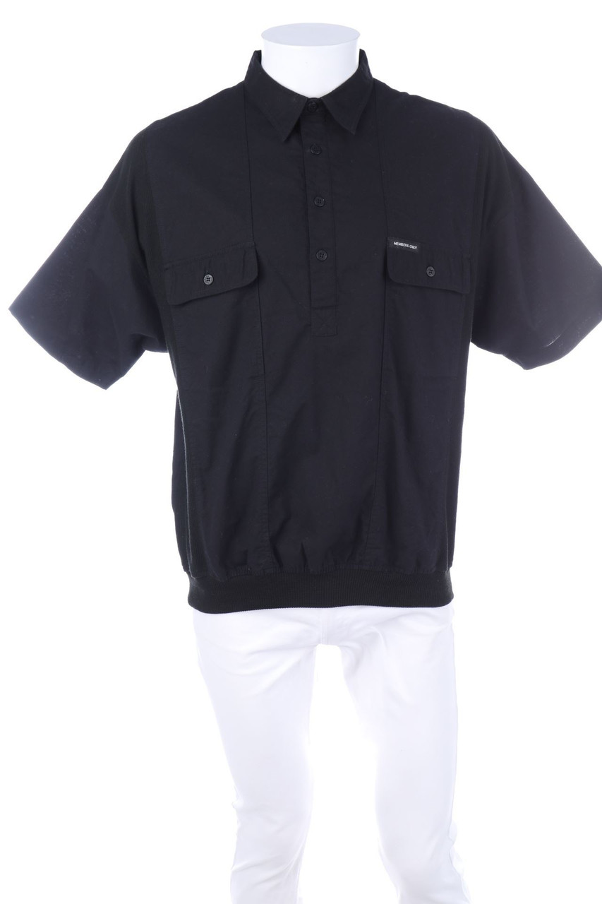 MEMBERS ONLY - Vintage-Poloshirt mit Gummizug - L