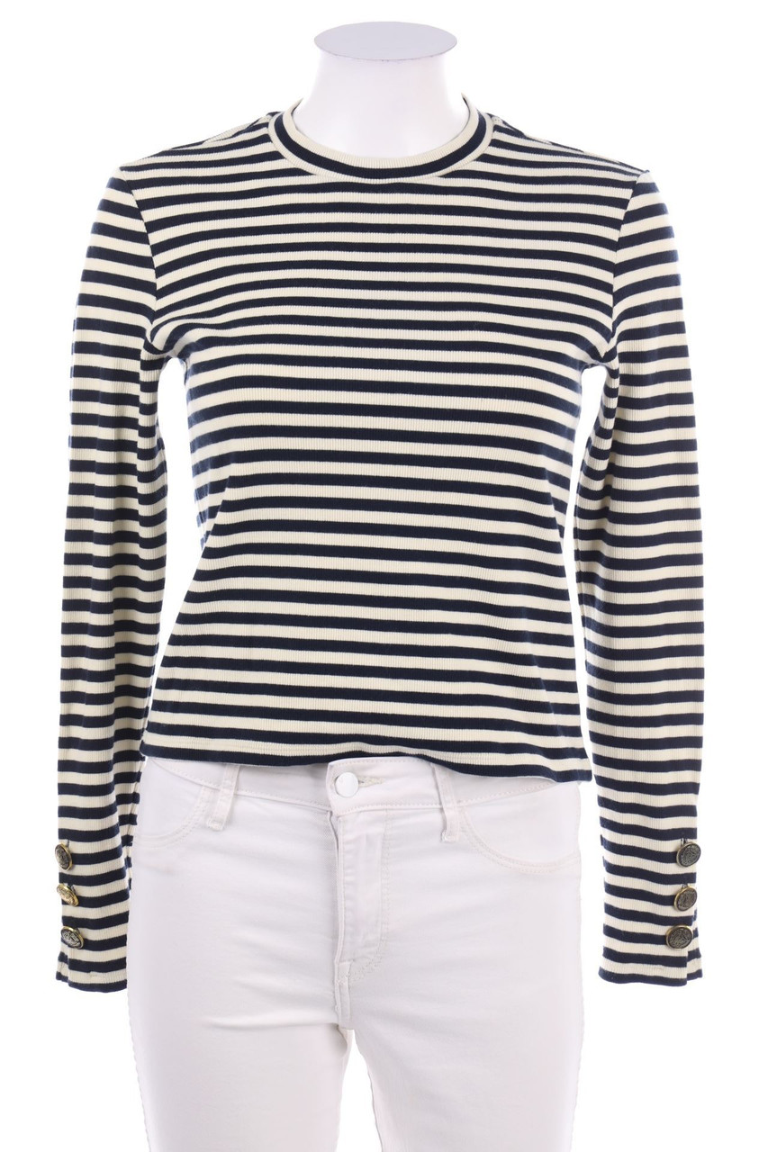 Massimo Dutti - Longsleeve-Shirt mit Streifen - S