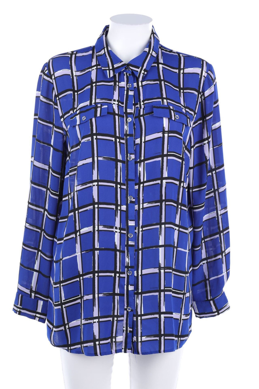 George. - Hemd-Bluse mit Karo-Muster - D 44