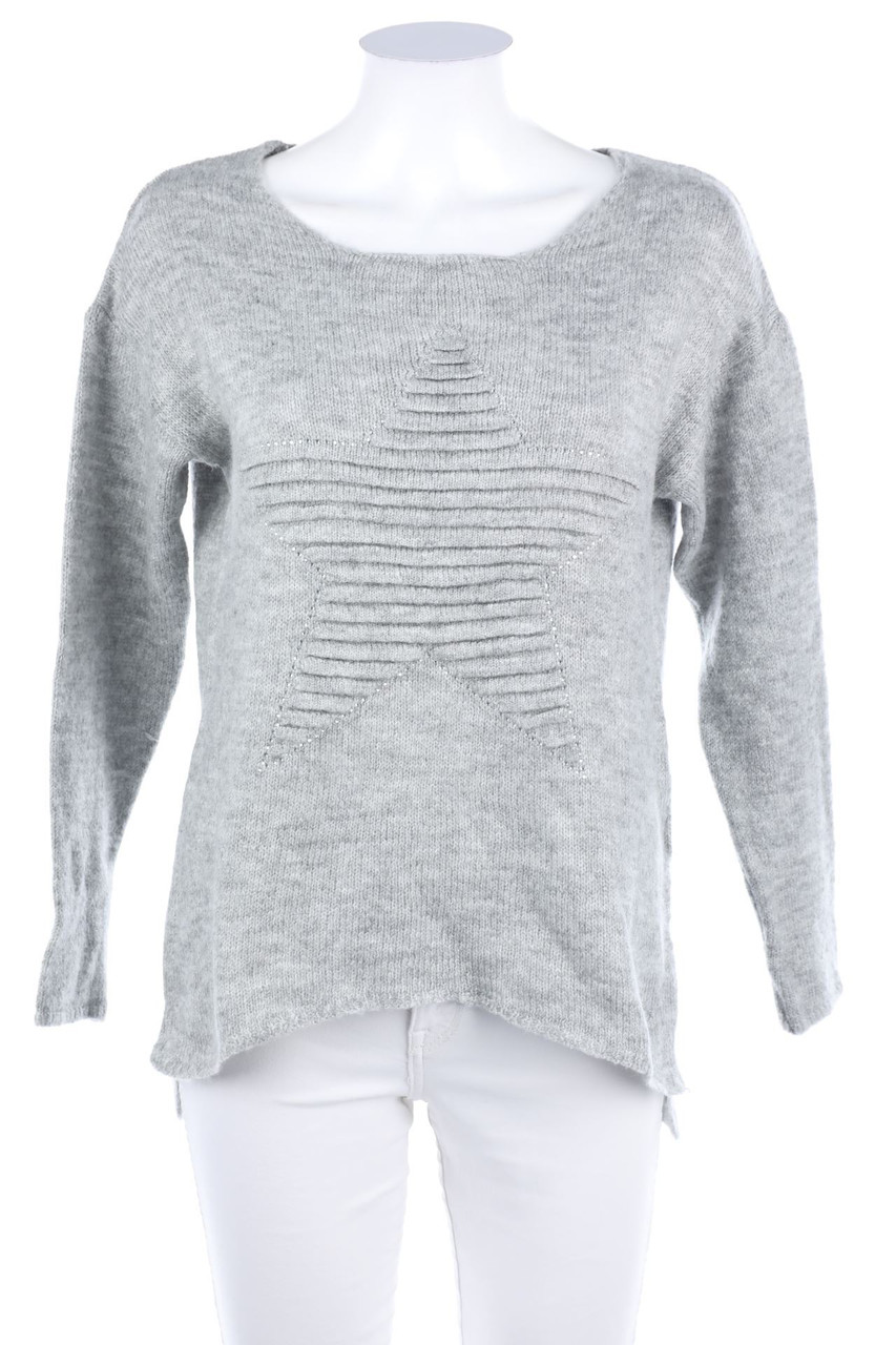 KEY LARGO - Strick-Pullover mit Strass-Steinen - M