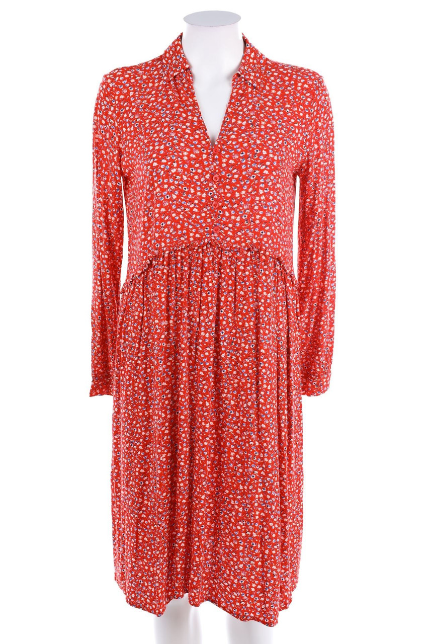 ESPRIT - Midikleid mit Blumen-Print - D 32