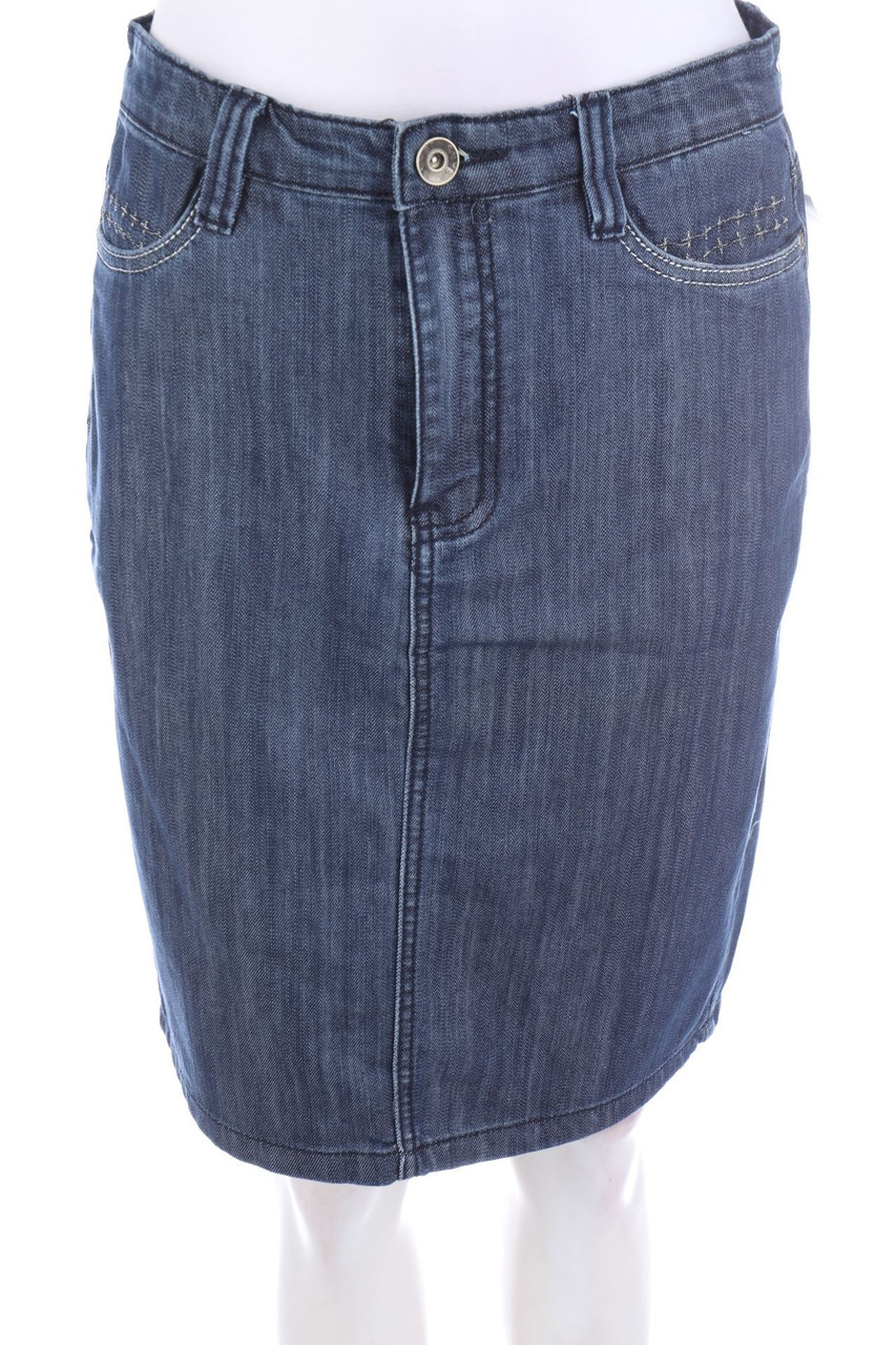 Raymen - Jeansrock mit Stickereien - D 40