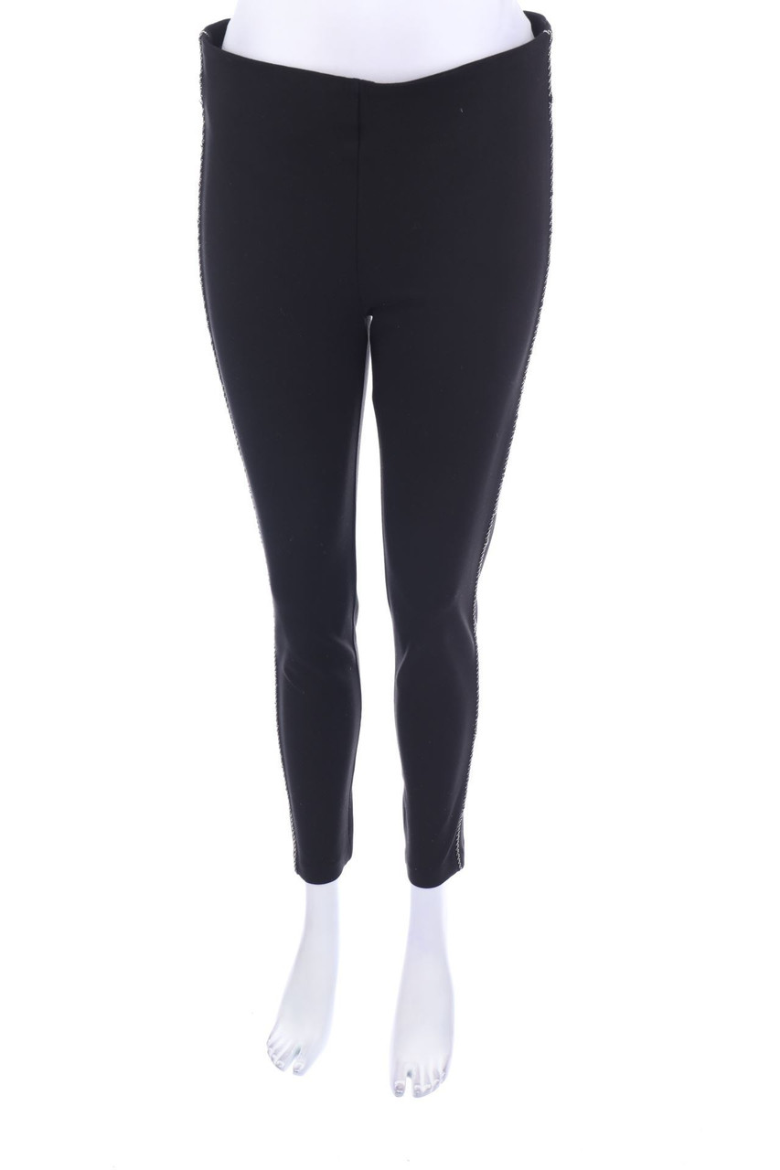 ZARA TRF - Leggings mit Perlen - L