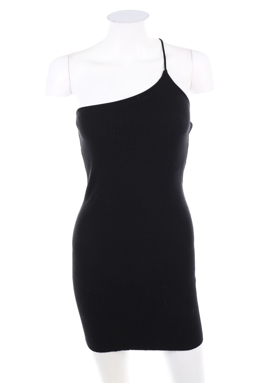 Bershka - One Shoulder-Mini-Stretch-Kleid - S