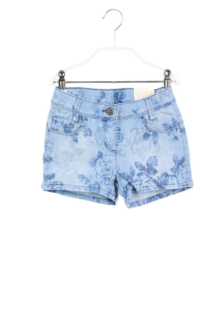 EDDIE PEN - Denim-Shorts mit Blumen-Print - 116