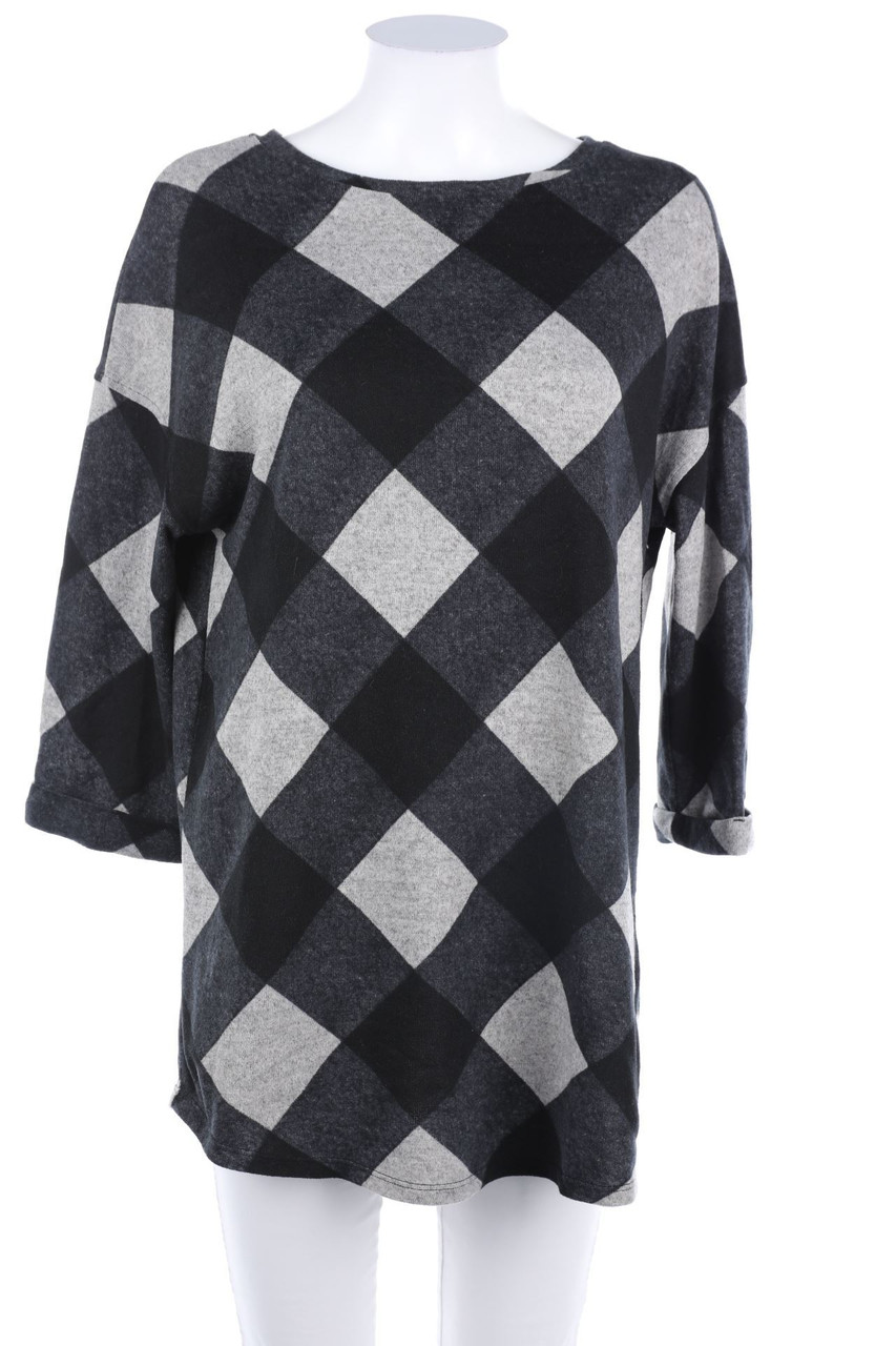 F&F - 3/4-Arm-Shirt mit Karo-Muster - D 38