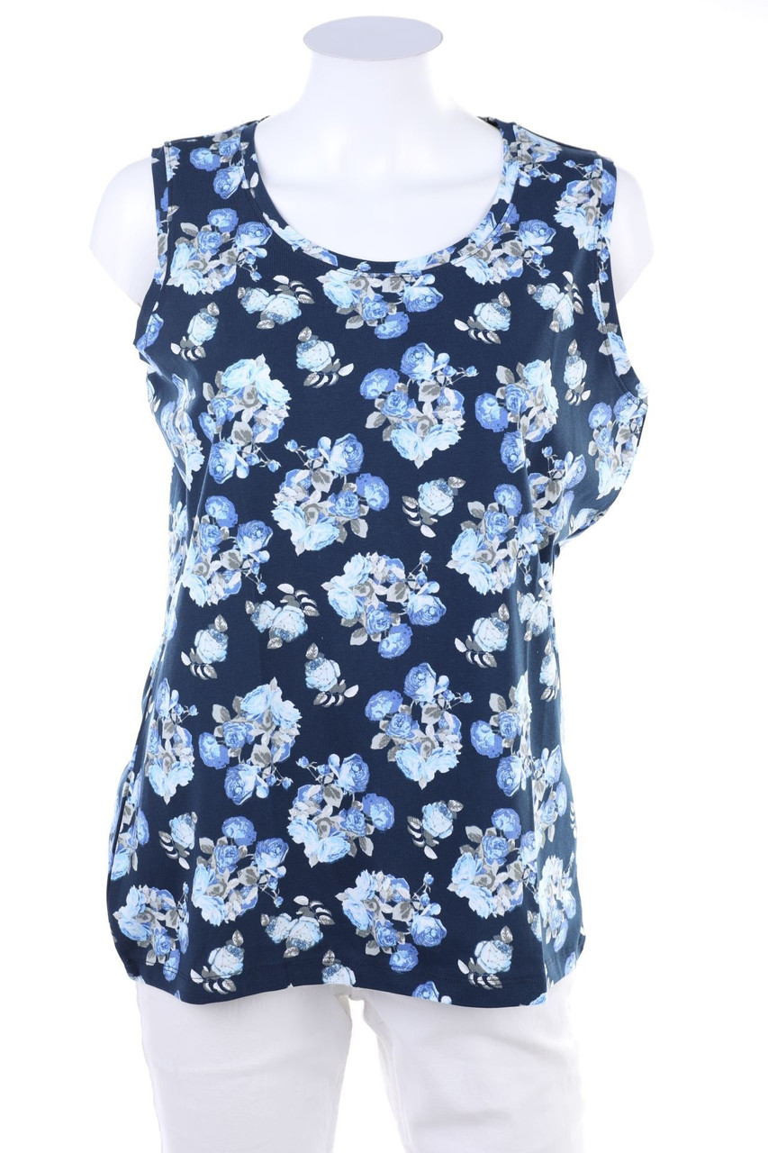 BEXLEYS - Top in A-Linie mit floralem Muster - M