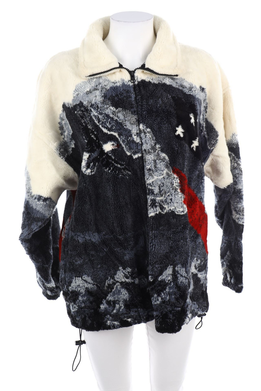 BEAR RIDGE OUTFITTERS - Fleece-Jacke mit Print - M