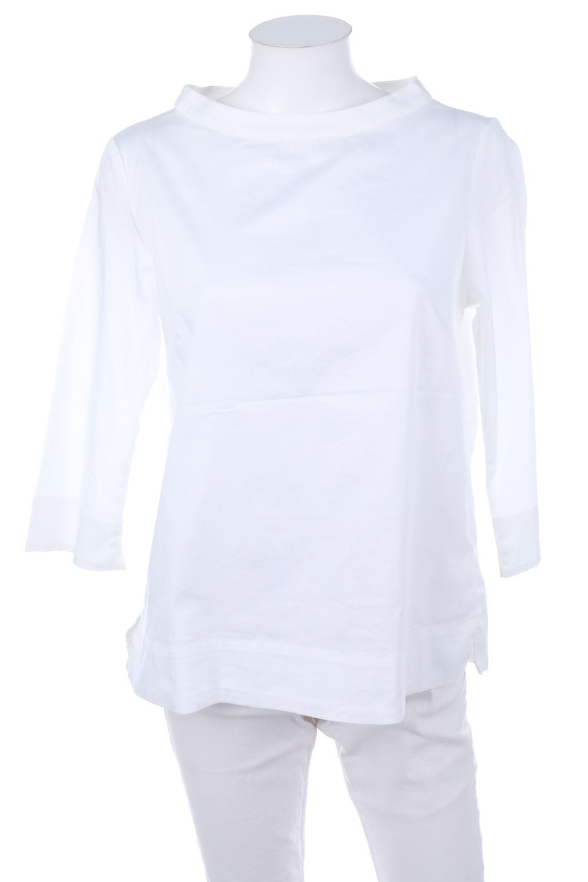 Ohne Label - Clean Chic-Bluse mit 3/4-Ärmel mit Knöpfen - XL