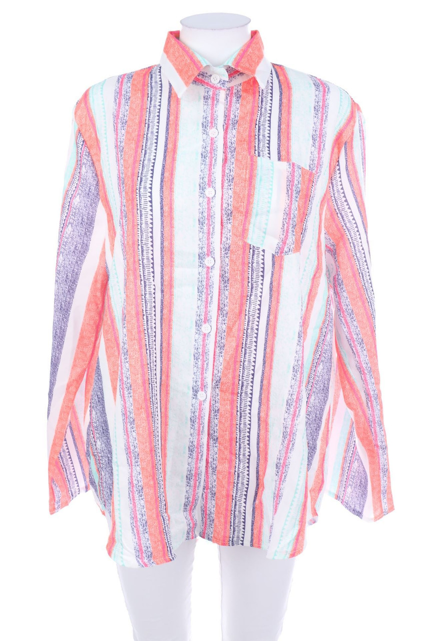 VINTAGE - Bluse mit Streifen - XXXL