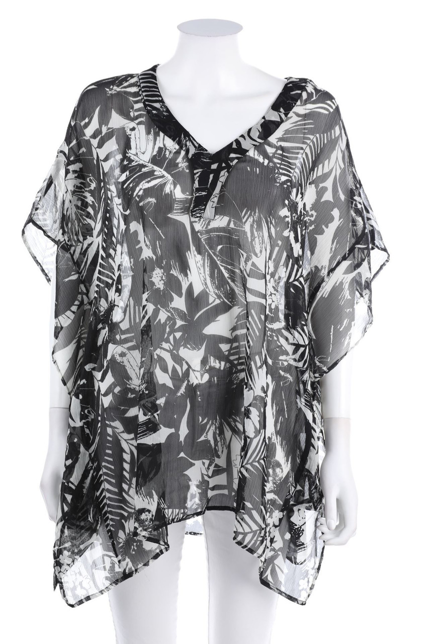 Yessica by C&A - Kurzarm-Bluse mit Blumen-Print - S