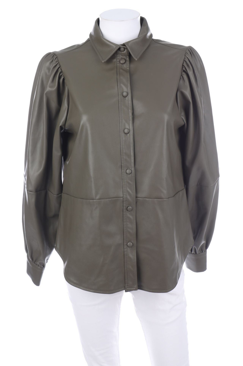 H&M - Faux Leather-Jacke - S