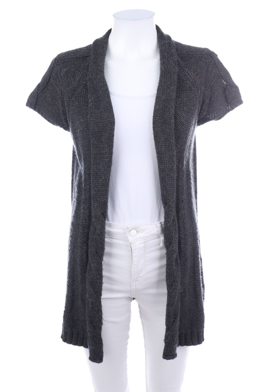 s.Oliver - Kurzarm-Cardigan mit Alpaka - D 40