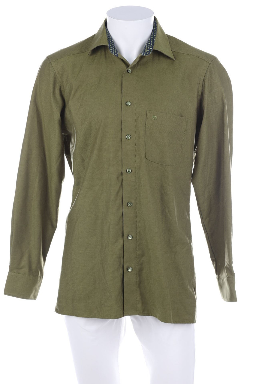 OLYMP - Hemd mit Logo-Stickerei - 39