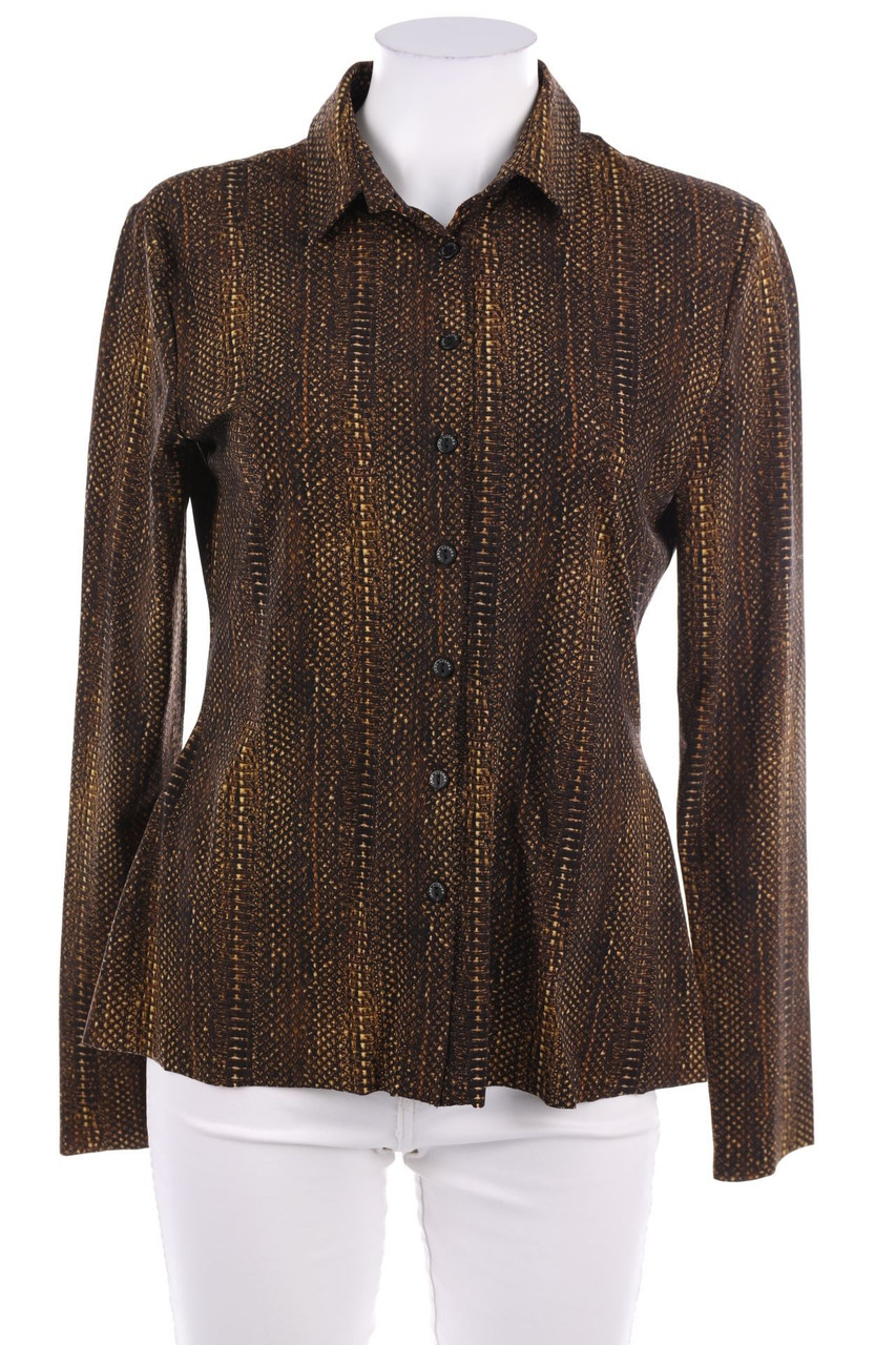 JL JANE LUSHKA - Hemd-Bluse mit Animal-Print - M