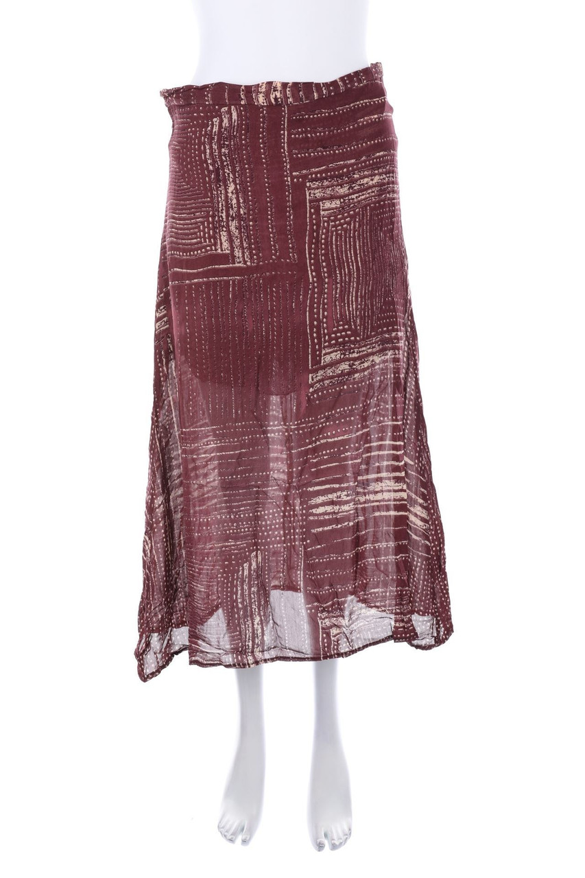 VINTAGE - Midirock mit Print - D 40