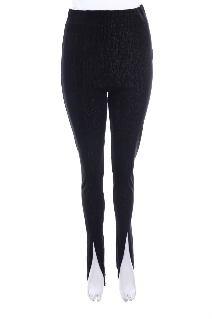 ZARA - Glitzer-Samt-Leggings - M