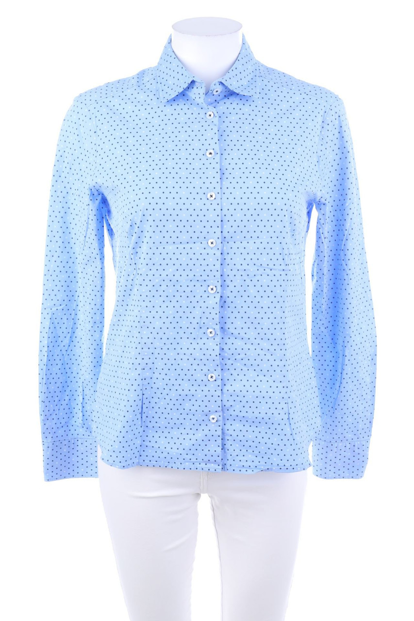 eterna - Hemd-Bluse mit Punkten - D 38