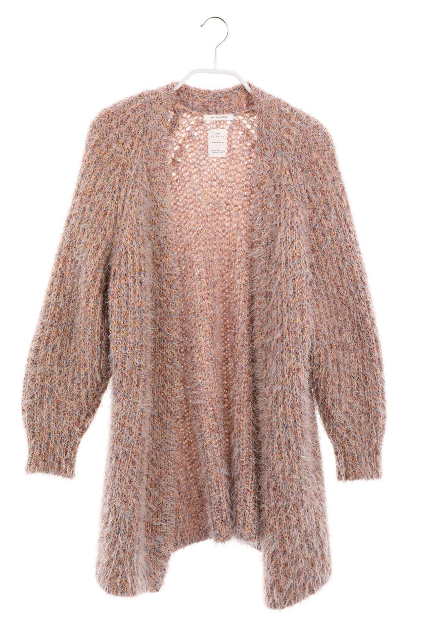 Belted Sweater Knit Wrap Cardigan Zara TIVOLI Womens Open Cardigan - Main Image