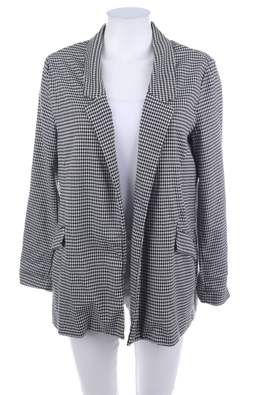 Stradivarius - Blazer mit Hahnentritt-Muster - L