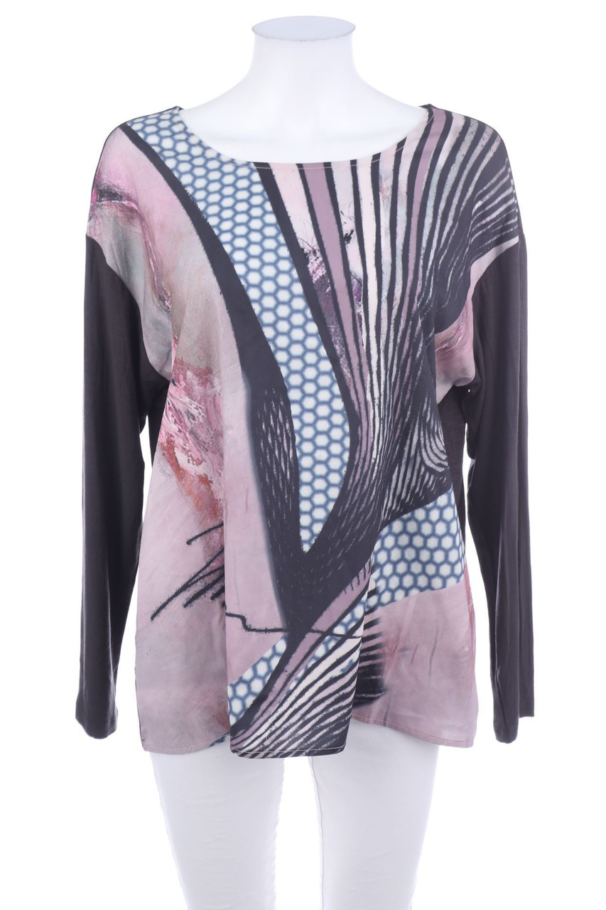 BARBARA LEBEK - Longsleeve-Shirt mit Print - D 42