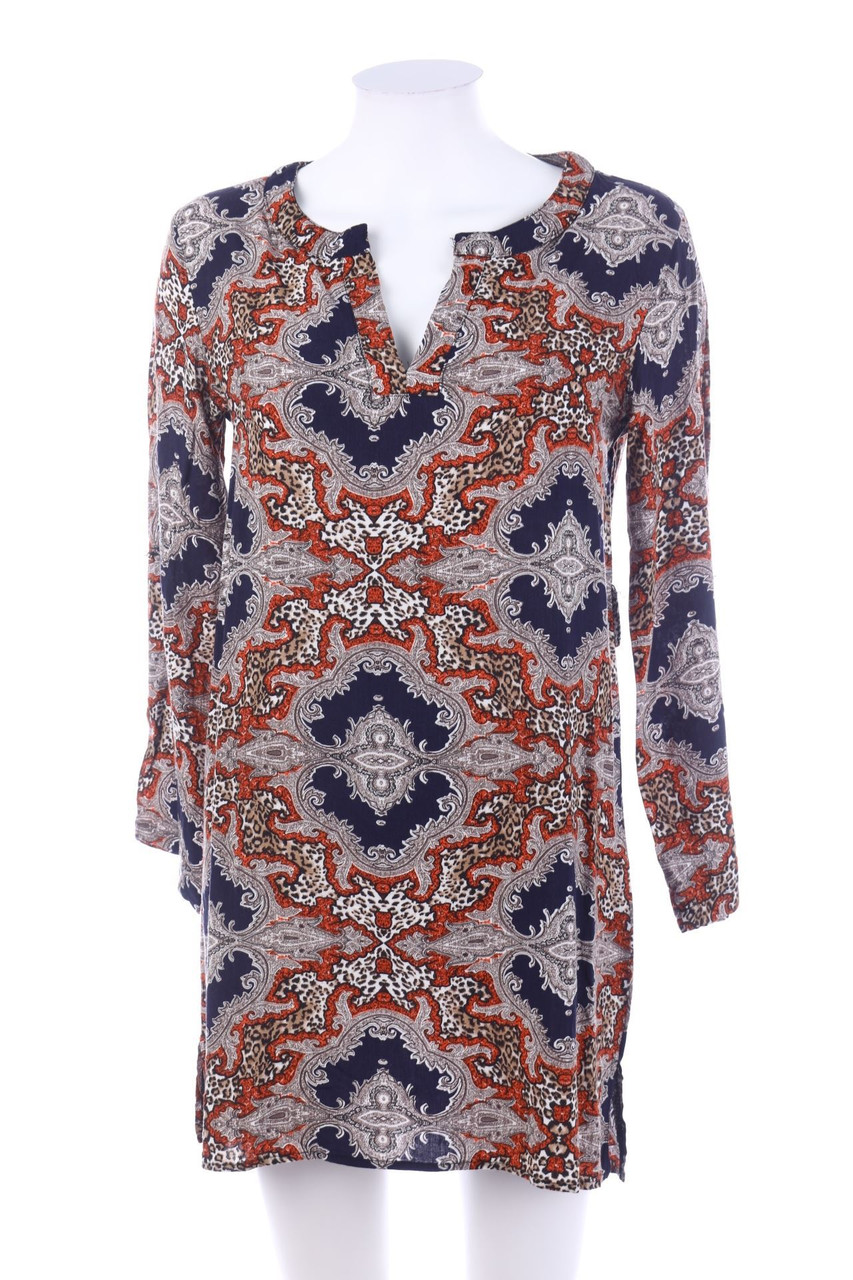 SHK MODE - Tunika-Bluse mit floralem Muster - S