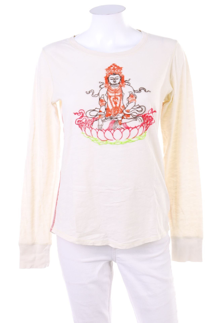 LUCKY BRAND - Longsleeve-Shirt mit Stickereien - S