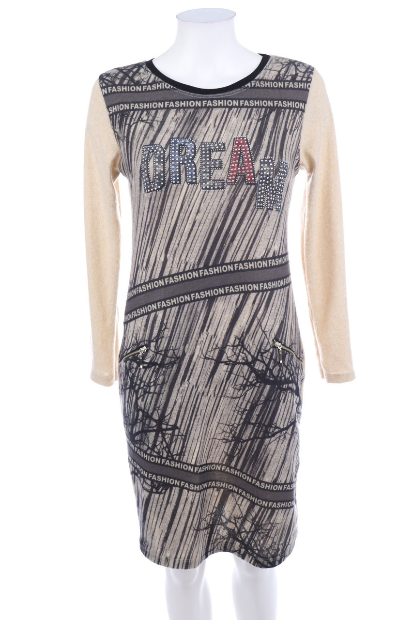 SECONDHAND - Kleid mit Print - L
