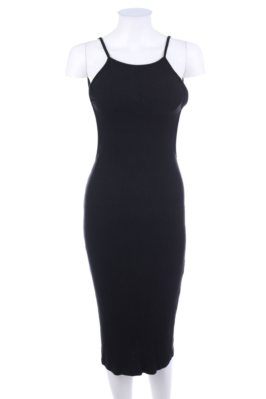 Ohne Label - Midikleid mit tiefem Rückenausschnitt - D 36