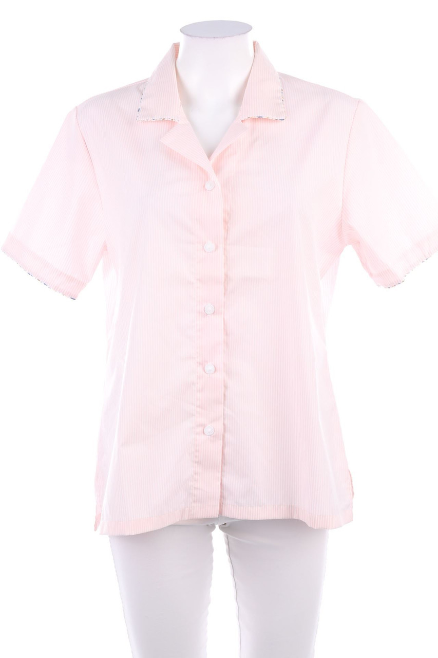 NOVILA - Pyjama-Hemd-Bluse mit kurzem Ärmel - D 40